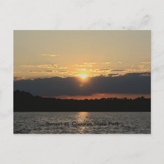 Sunset at Codorus State Park Briefkaart