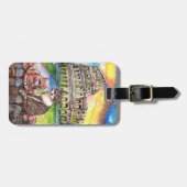 Sunset at Coliseum Bagagelabel (Voorkant horizontaal)