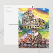 Sunset at Coliseum Briefkaart (Voorkant / Achterkant)