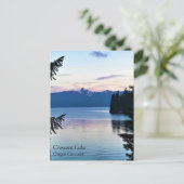 Sunset at Crescent Lake, Briefkaart Oregon (Staand voorkant)