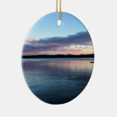 Sunset at Crescent Lake, OR Keramisch Ornament (Rechts)