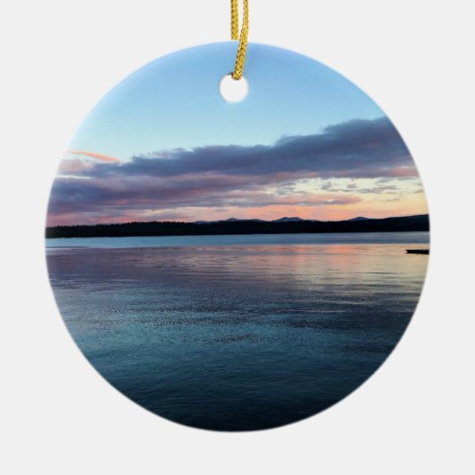 Sunset at Crescent Lake, OR Keramisch Ornament (Voorkant)
