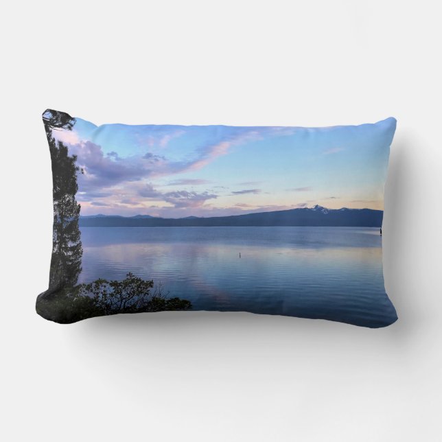 Sunset at Crescent Lake, OR Kussen (Voorkant)