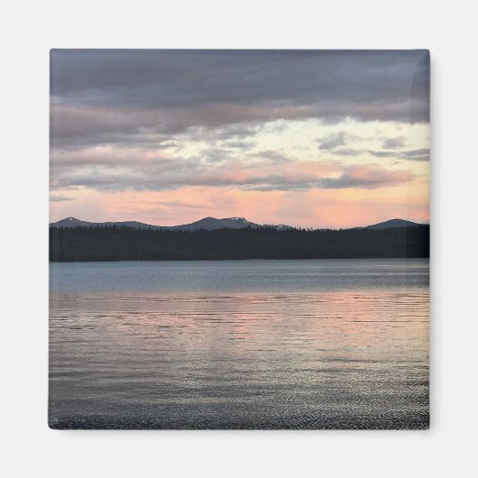 Sunset at Crescent Lake, OR Magneet (Voorkant)