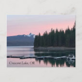 Sunset at Crescent Lake, Oregon Briefkaart (Voorkant)