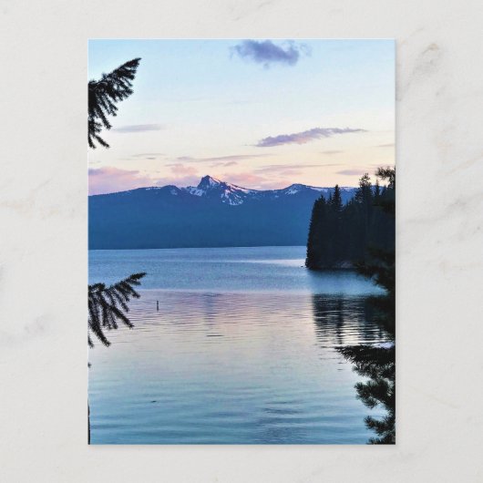 Sunset at Crescent Lake, Oregon Briefkaart (Voorkant)
