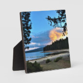 Sunset at Crescent Lake, Oregon Fotoplaat (Voorkant)