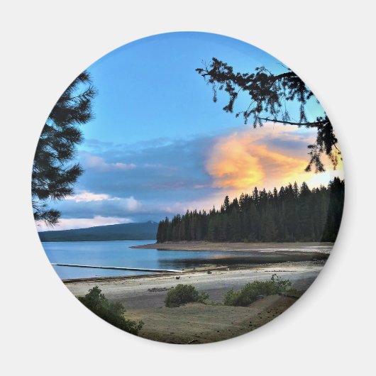 Sunset at Crescent Lake, Oregon Magneet (Voorkant)