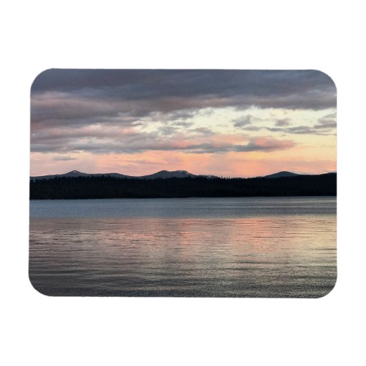 Sunset at Crescent Lake, Oregon Magneet (Horizontaal)