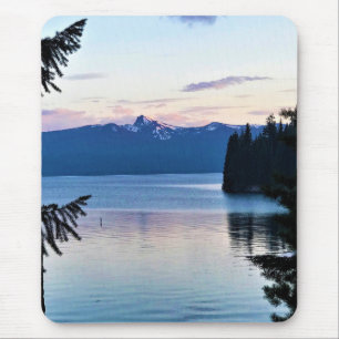 Sunset at Crescent Lake, Oregon Muismat