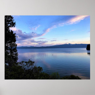 Sunset at Crescent Lake, Oregon Poster