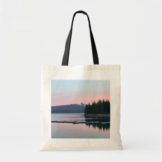 Sunset at Crescent Lake, Oregon Tote Bag (Voorkant)