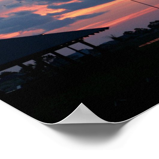 Sunset at Dauphin Island Poster (Hoek)