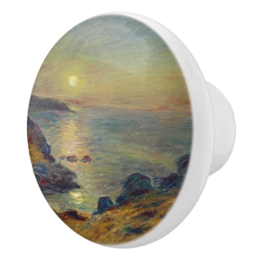 Sunset at Douarnenez Keramische Knop (Rechts)