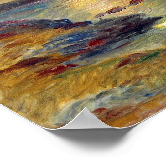 Sunset at Douarnenez Poster (Hoek)