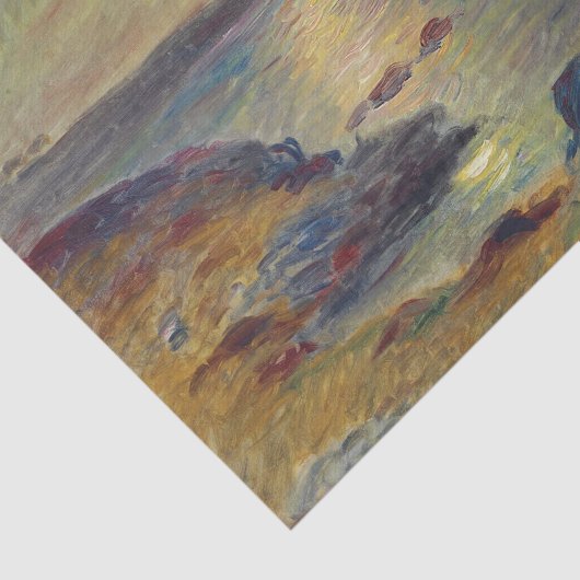 Sunset at Douarnenez Tissuepapier (Detail)