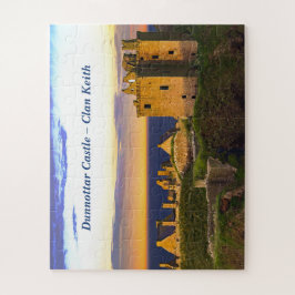 Sunset at Dunnottar Castle - Scottish Clan Keith Legpuzzel