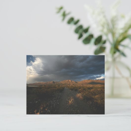 "Sunset at Eagle Point" Briefkaart (Staand voorkant)