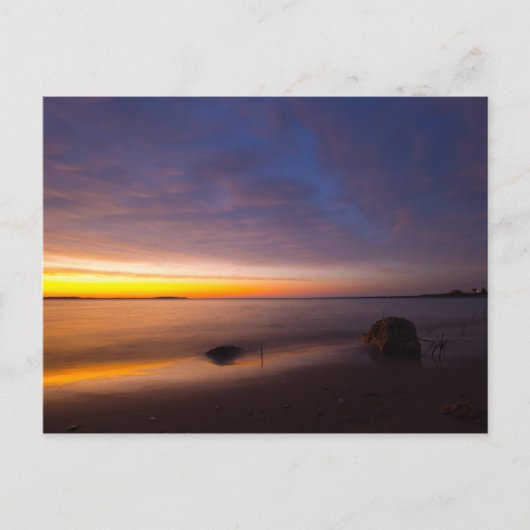 Sunset at Elk Rapids, Michigan Briefkaart (Voorkant)