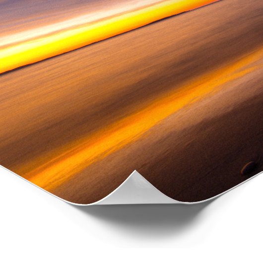 Sunset at Elk Rapids, Michigan Poster (Hoek)