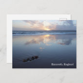 Sunset at Exmouth strand Briefkaart (Voorkant / Achterkant)