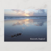 Sunset at Exmouth strand Briefkaart (Voorkant)