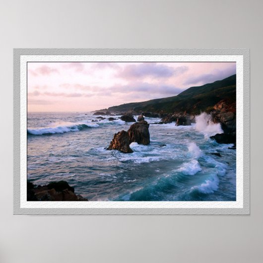 Sunset at Garrapata Poster (Voorkant)