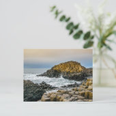 Sunset at Giant's Causeway Briefkaart (Staand voorkant)