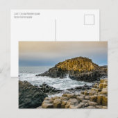 Sunset at Giant's Causeway Briefkaart (Voorkant / Achterkant)