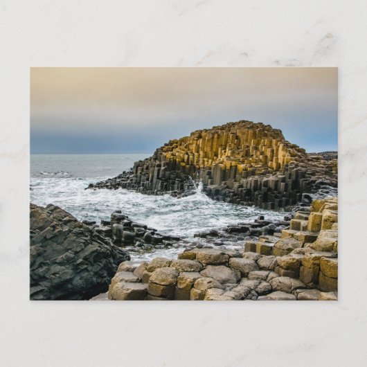 Sunset at Giant's Causeway Briefkaart (Voorkant)