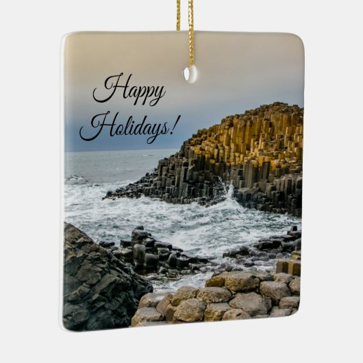 Sunset at Giant's Causeway Keramisch Ornament (Rechts)