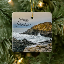 Sunset at Giant's Causeway Keramisch Ornament