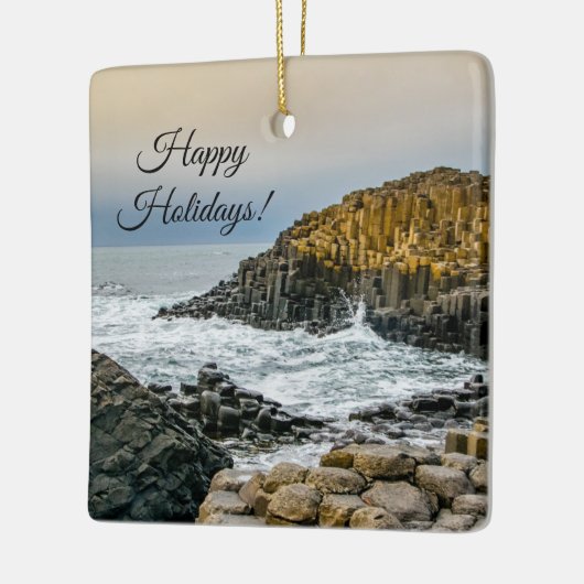 Sunset at Giant's Causeway Keramisch Ornament (Links)