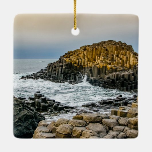 Sunset at Giant's Causeway Keramisch Ornament (Achterkant)