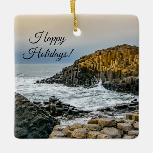 Sunset at Giant's Causeway Keramisch Ornament (Voorkant)