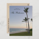 Sunset at Grand Bahama The Bahamas Briefkaart (Voorkant / Achterkant)
