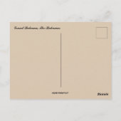 Sunset at Grand Bahama The Bahamas Briefkaart (Achterkant)