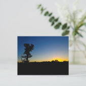 Sunset at Highbanks Metropark, Ohio Briefkaart (Staand voorkant)