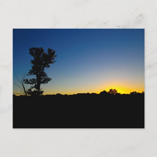 Sunset at Highbanks Metropark, Ohio Briefkaart (Voorkant)