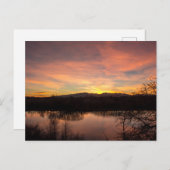 Sunset at Highland Glen Briefkaart (Voorkant / Achterkant)