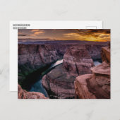 Sunset at Hoefijzer Bend Briefkaart (Voorkant / Achterkant)