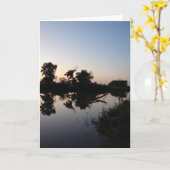 Sunset at Hoefijzer Bend Kaart (Gele Bloem)