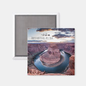 Sunset at Hoefijzer Bend Magneet (Voorkant / Achterkant)