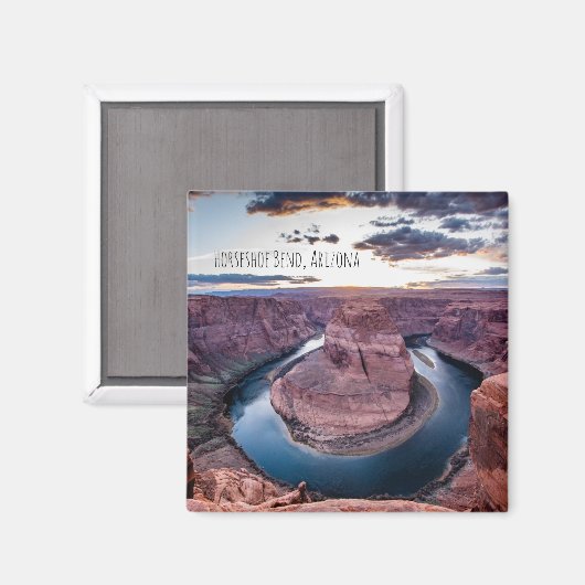 Sunset at Hoefijzer Bend Magneet (Voorkant / Achterkant)