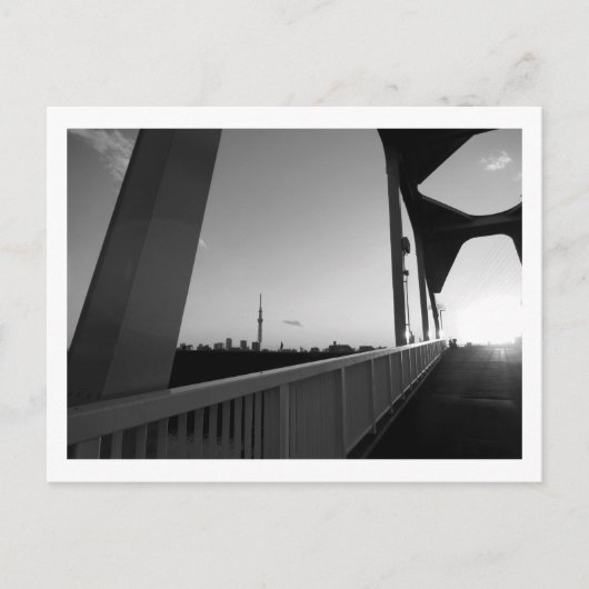 Sunset at Horikirihinan Bridge: Briefkaart van Tok (Voorkant)
