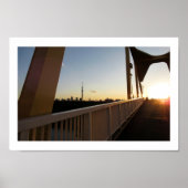Sunset at Horikirihinan Bridge: Poster van Tokio (Voorkant)