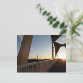 Sunset at Horikirihinan Bridge: Tokio Briefkaart (Staand voorkant)