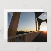 Sunset at Horikirihinan Bridge: Tokio Briefkaart (Voorkant / Achterkant)