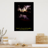 Sunset at Hotel La Posada de Engelbert in La Paz Poster (Keuken)