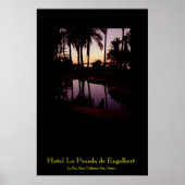 Sunset at Hotel La Posada de Engelbert in La Paz Poster (Voorkant)